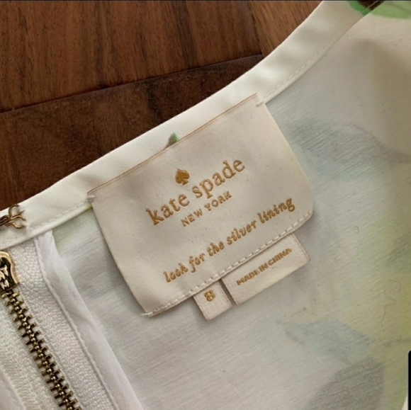 Kate Spade BNWOT "Lyric" lemon print dress - Picture 12 of 13